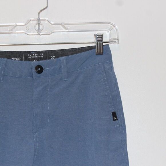 Quiksilver Blue Hybrids Stretch Shorts Men's Size 27 - Picture 2 of 8